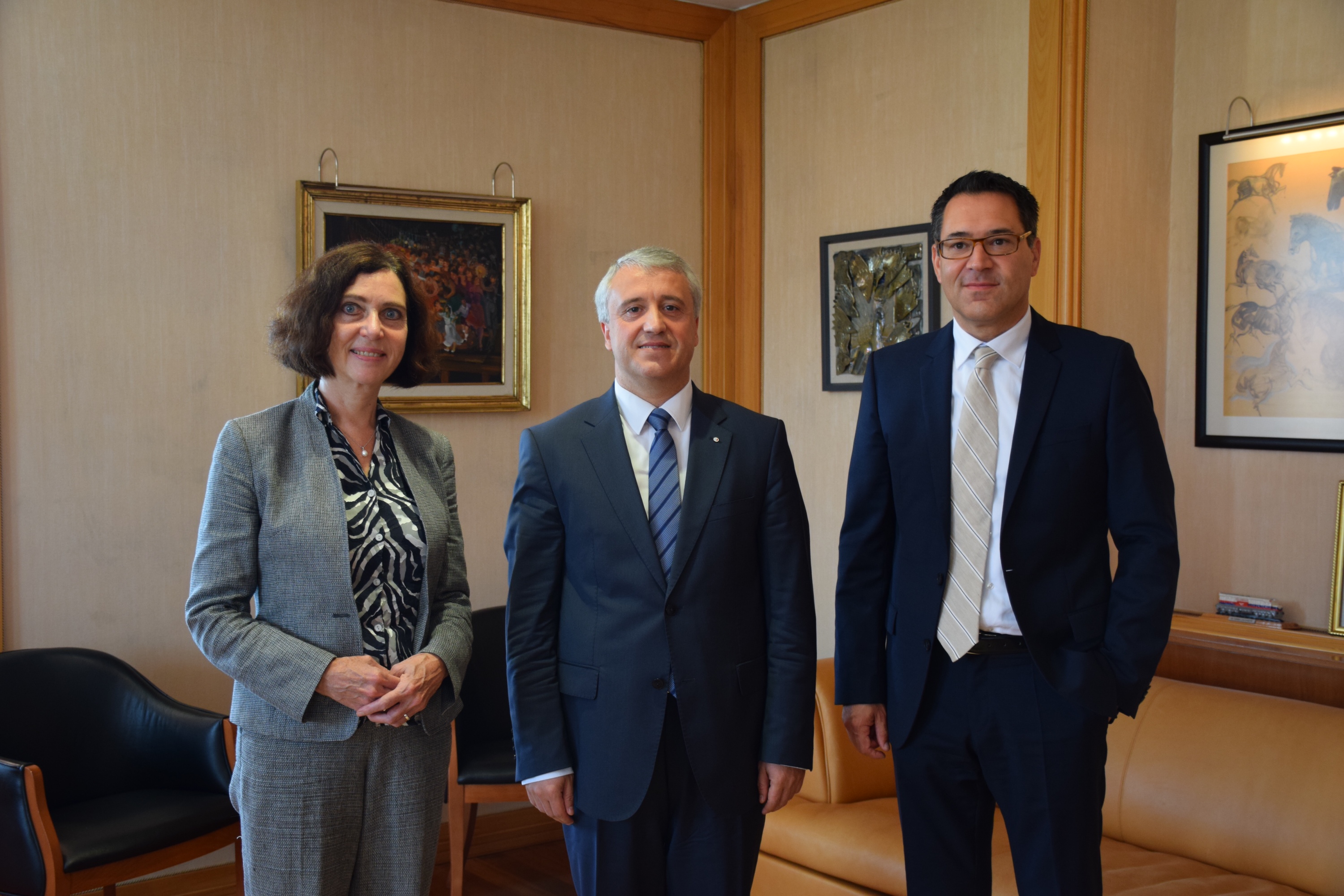 Meeting new Rector Anadolu University